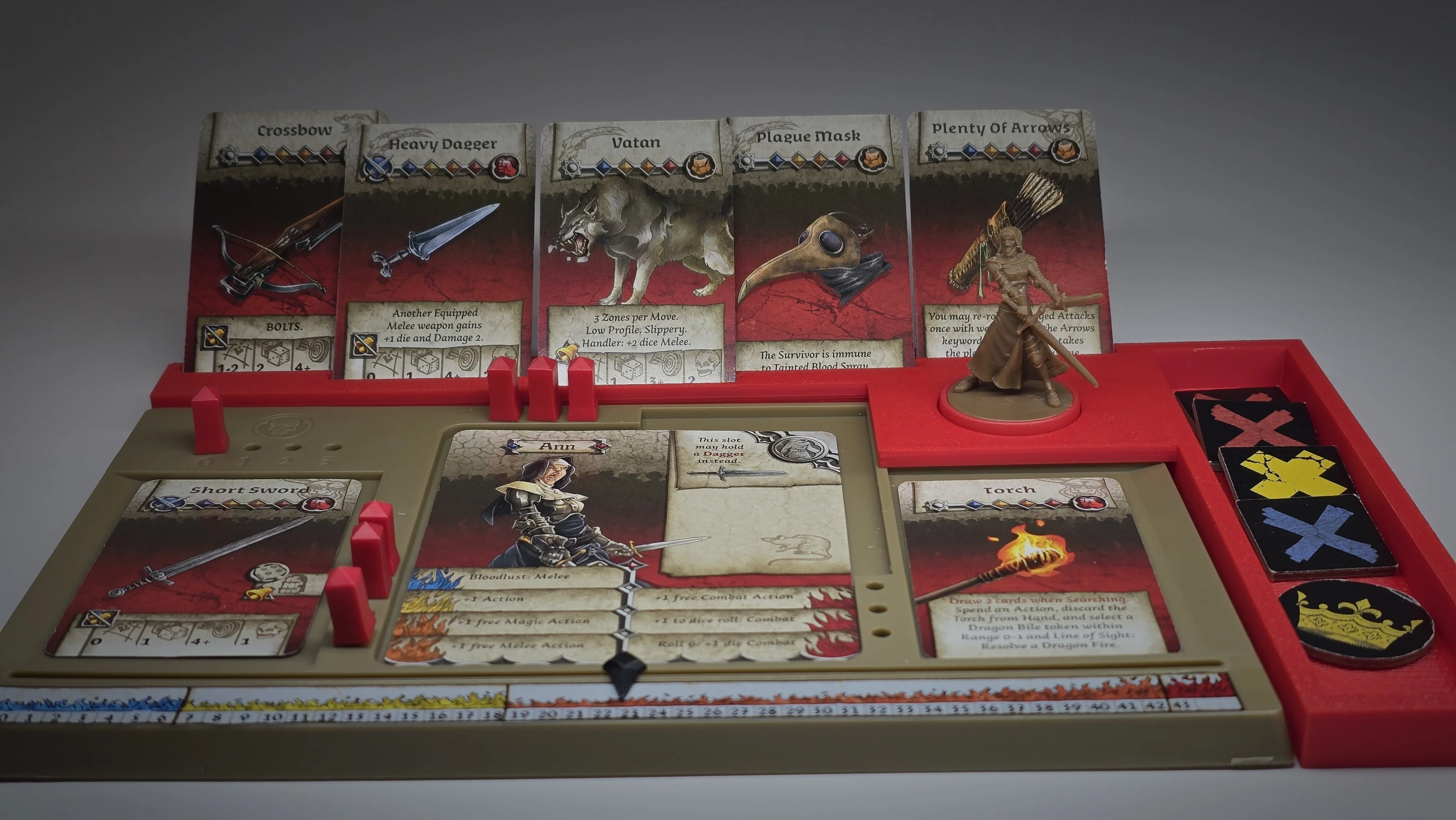 Zombicide - Suporte para Inventário do Dashboard