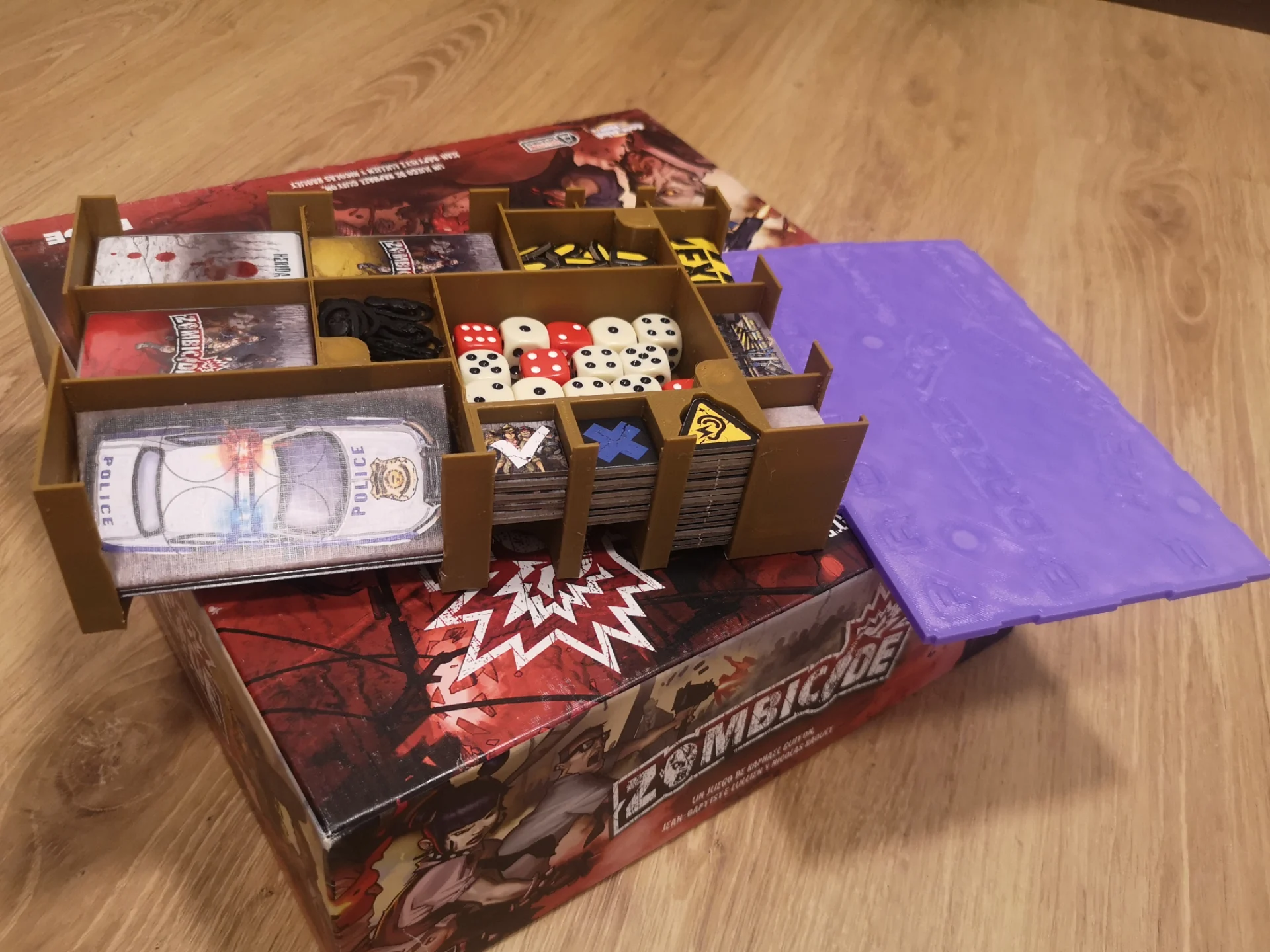 Zombicide - Inserto Organizador com Tampa Magnetizada