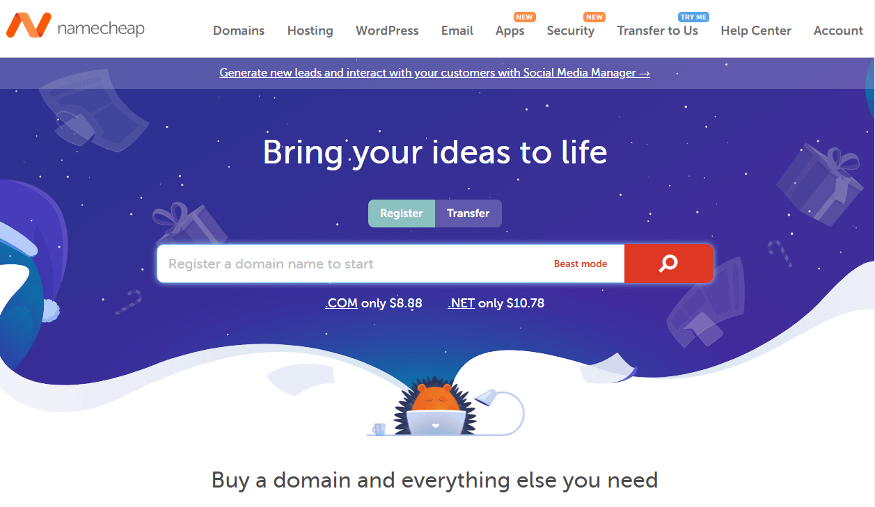 2. Namecheap