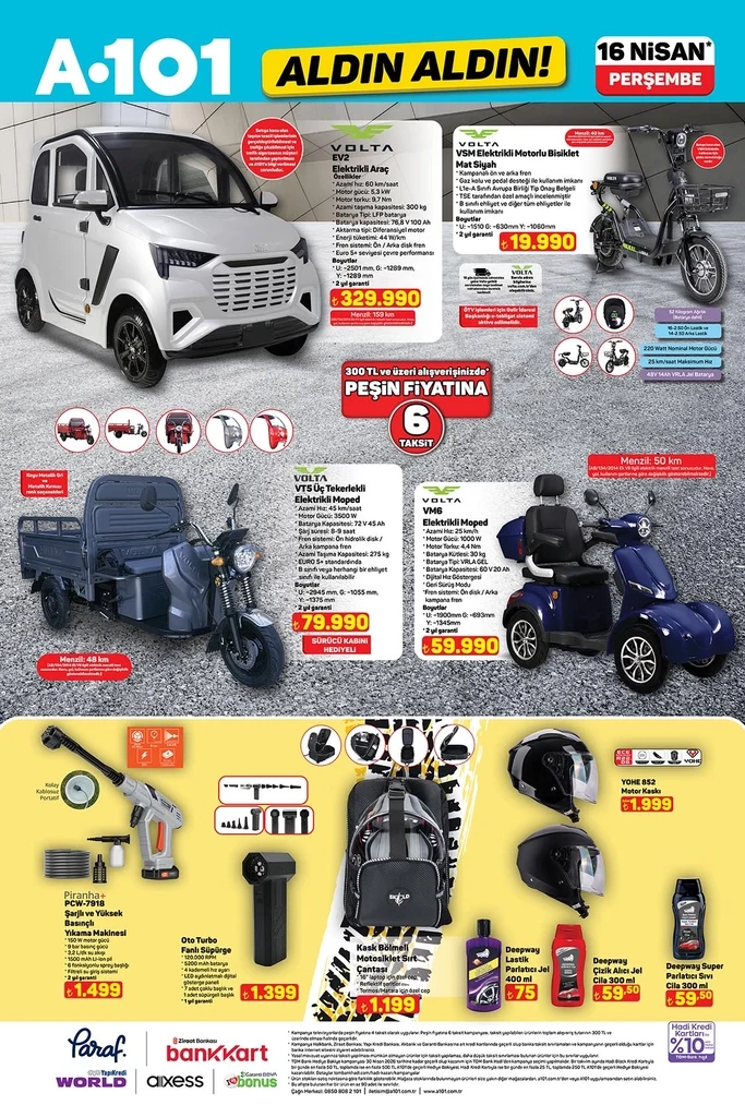 A101 aktüel katalog 16 Nisan