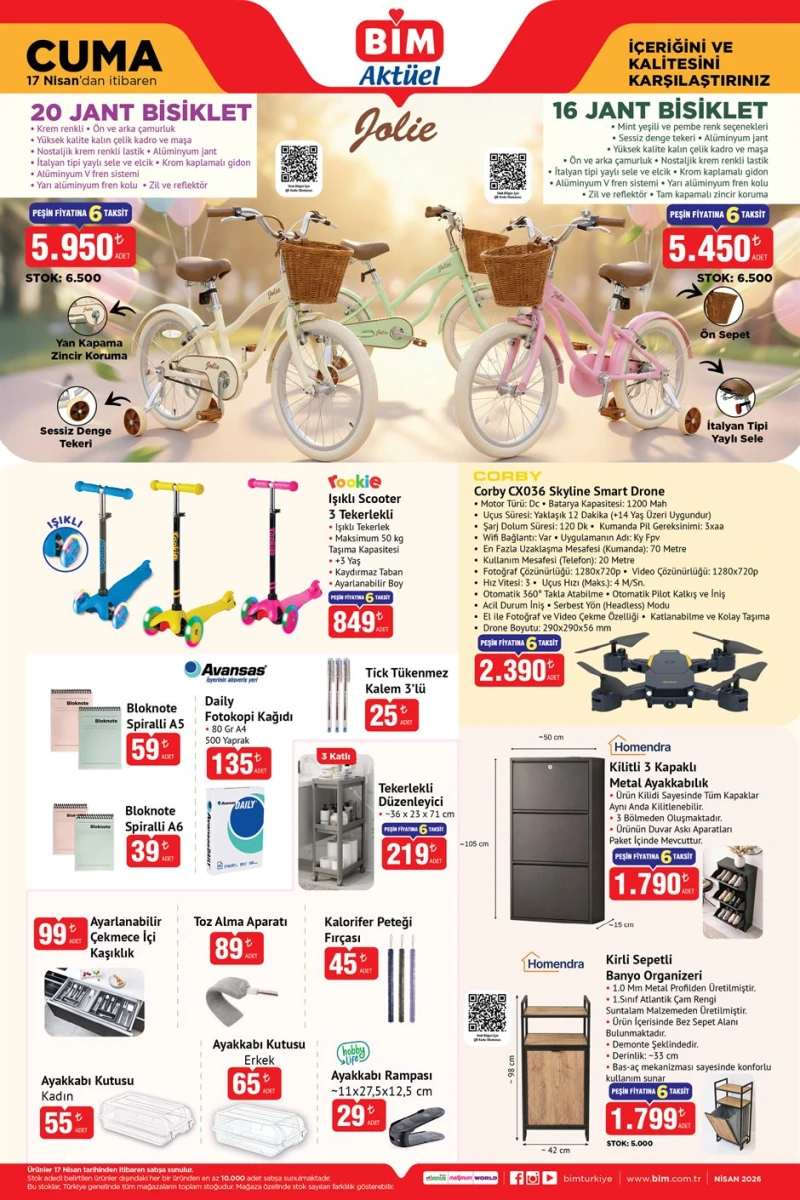 Bi̇m aktüel katalog 17 Nisan