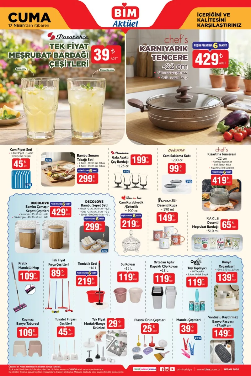 Bi̇m aktüel katalog 17 Nisan
