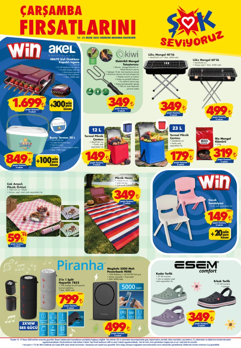 Şok aktüel katalog 15 Nisan