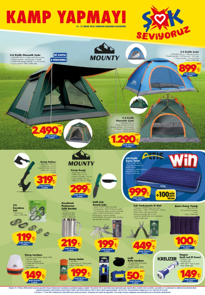 Şok aktüel katalog 15 Nisan
