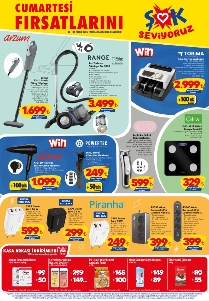 Şok aktüel katalog 25 Nisan