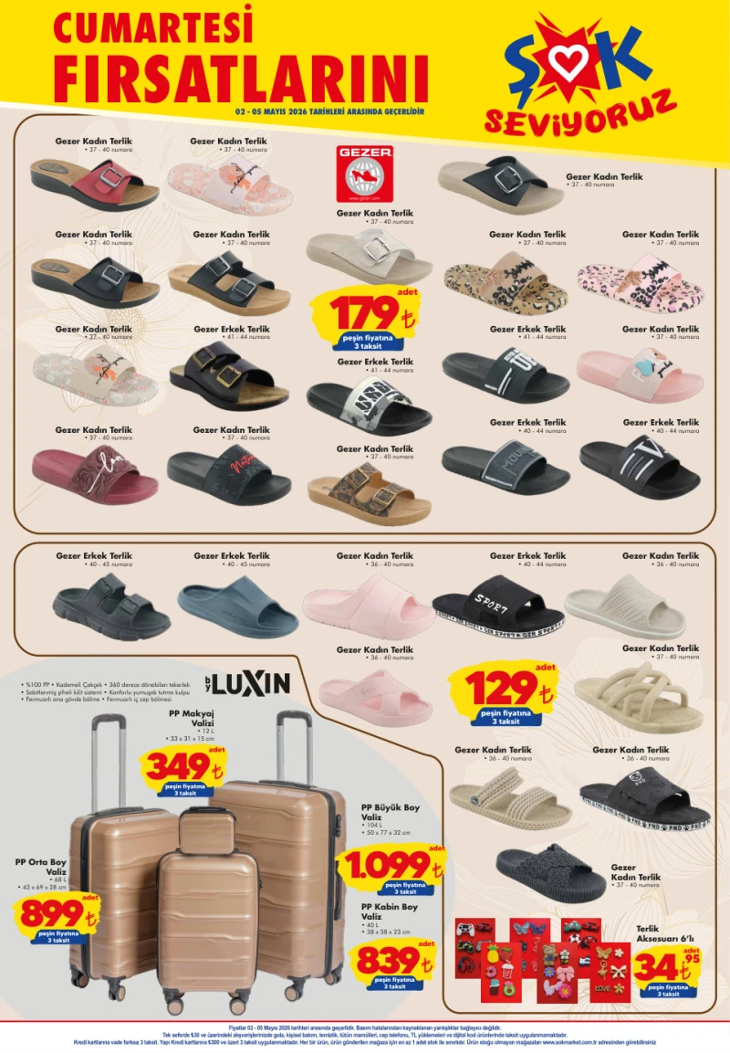 Şok aktüel katalog 29 Nisan indirimleri