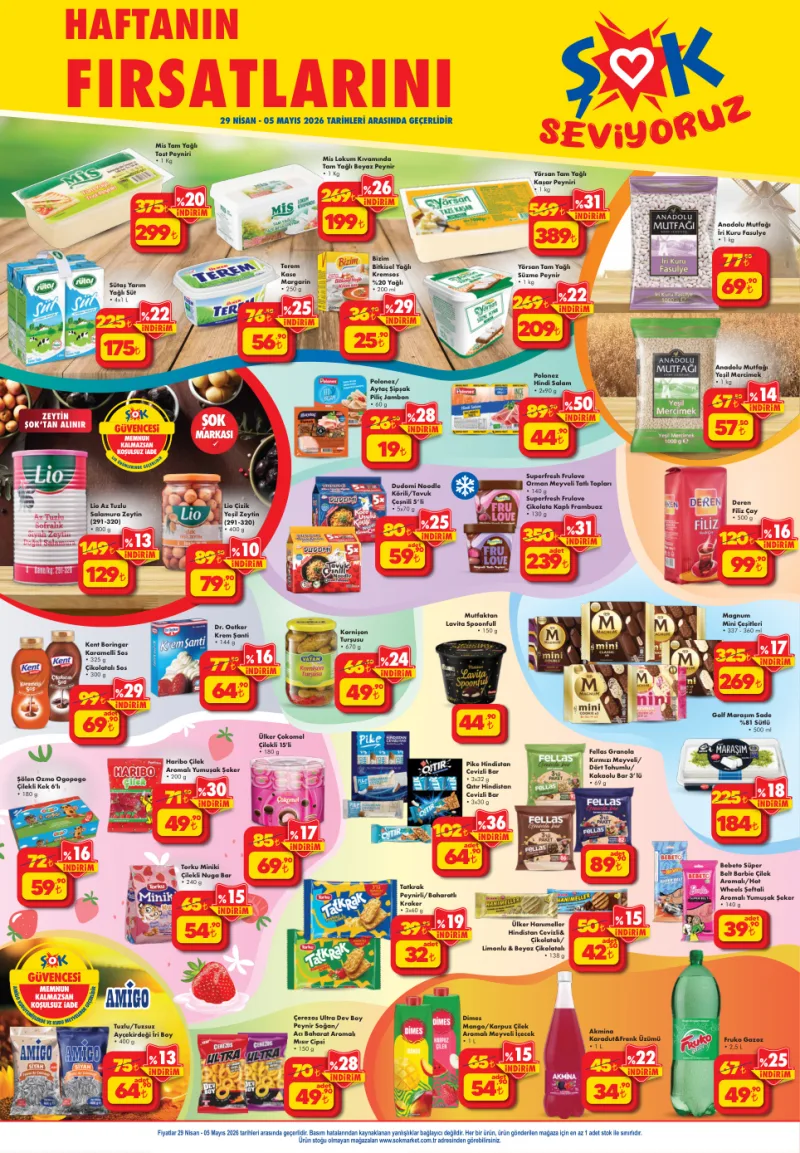 Şok aktüel katalog 29 Nisan – 05 Mayıs indirimleri