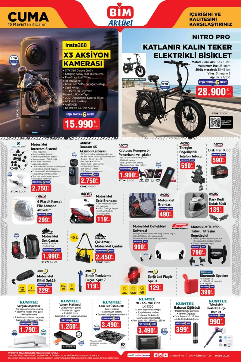 Bi̇m aktüel katalog 15 Mayıs