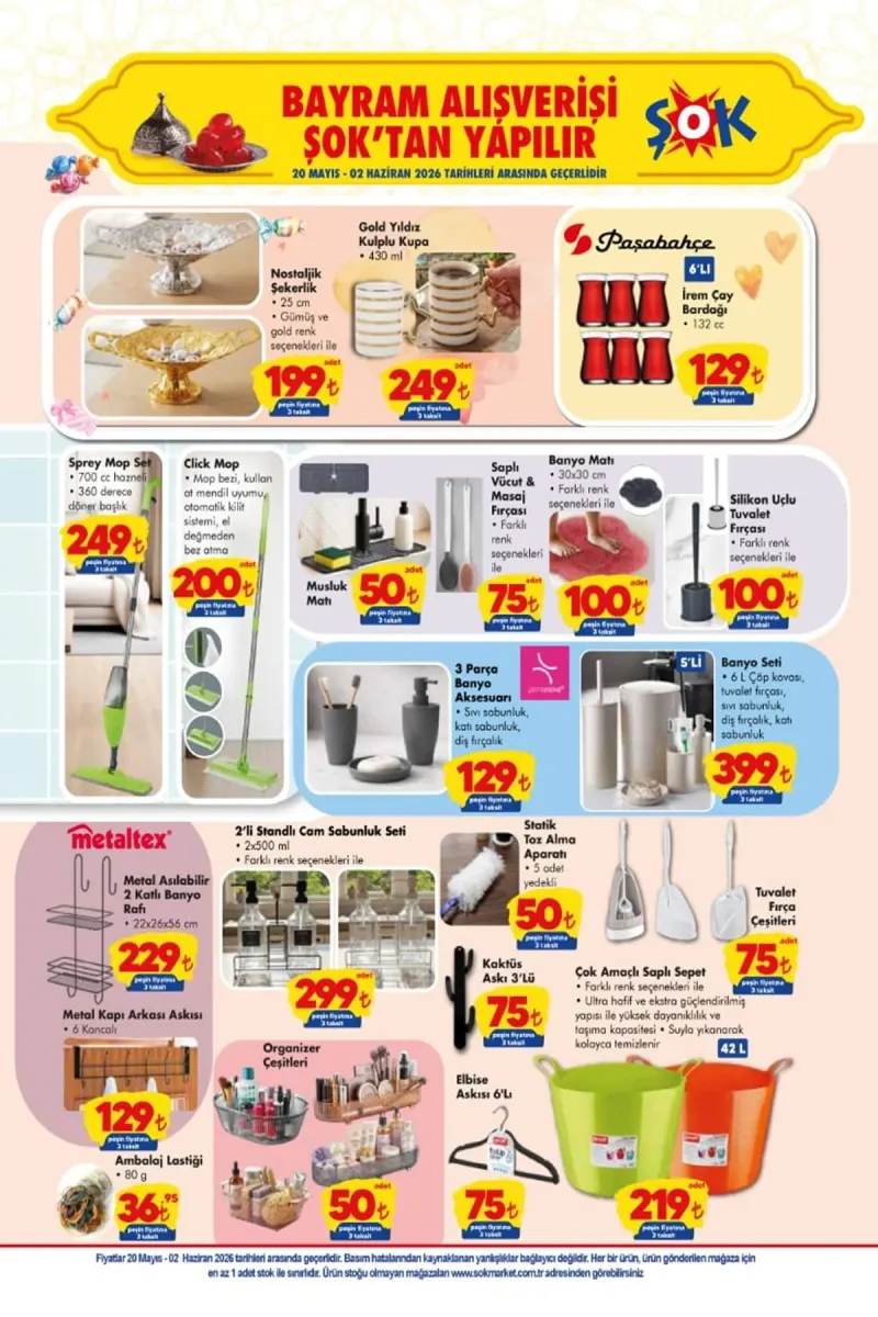 Şok aktüel katalog 20 Mayıs-2 Haziran