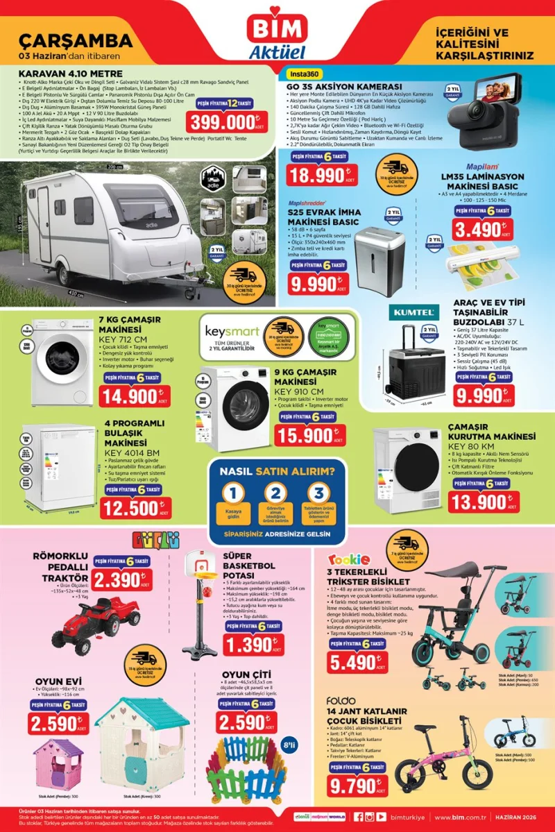 Bim indirim katalog 3 Haziran