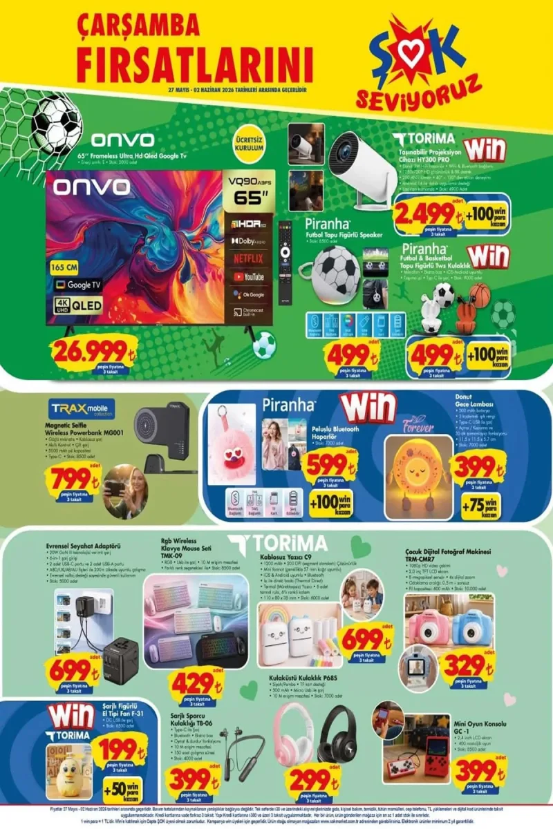 Şok indirim katalog 27 Mayıs – 02 Haziran