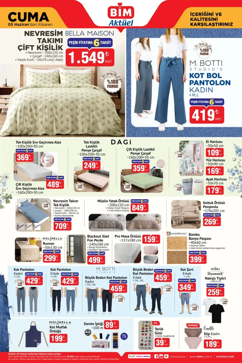 Bim aktüel katalog 5 Haziran