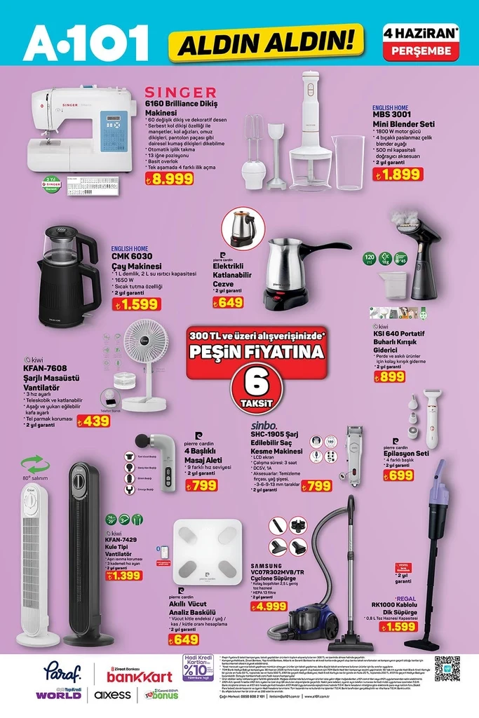 A101 aktüel katalog 30 Mayıs-5 Haziran