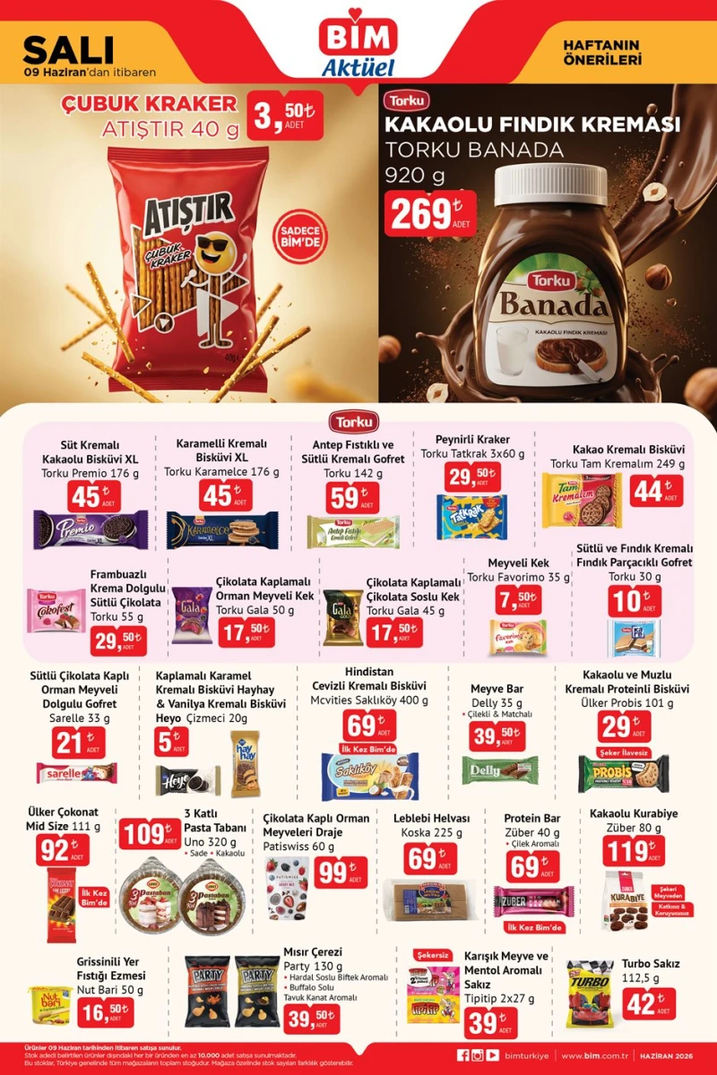 Bim aktüel katalog 09 Haziran