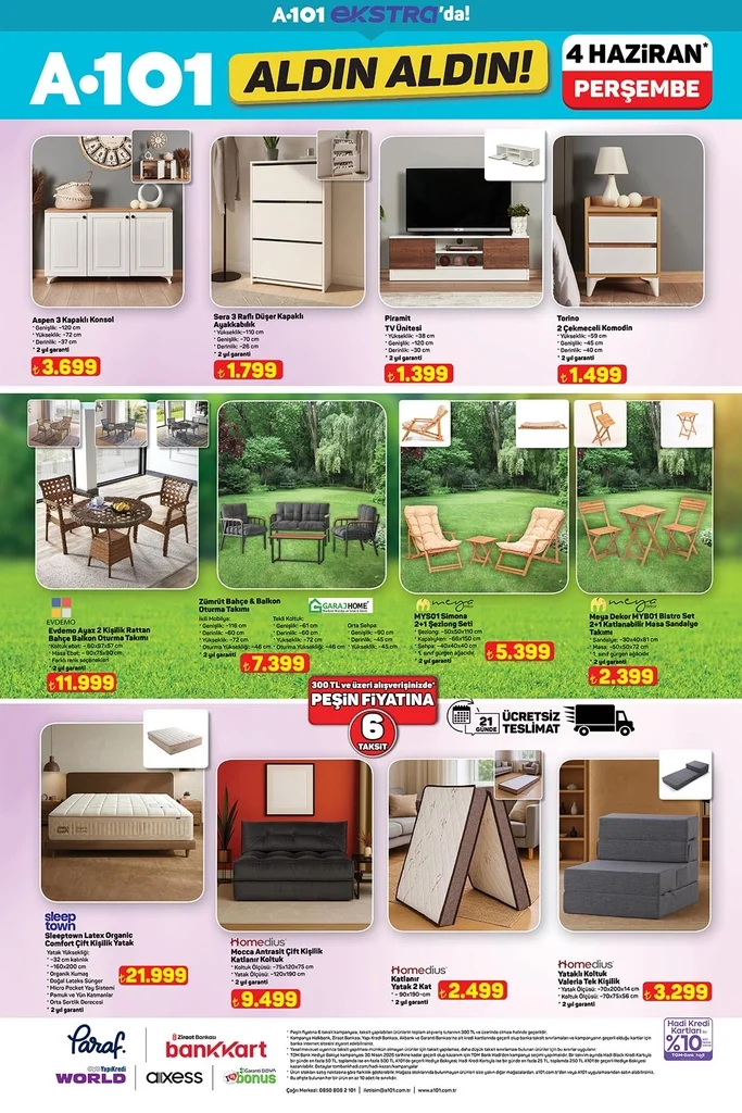 A101 aktüel katalog 4 Haziran