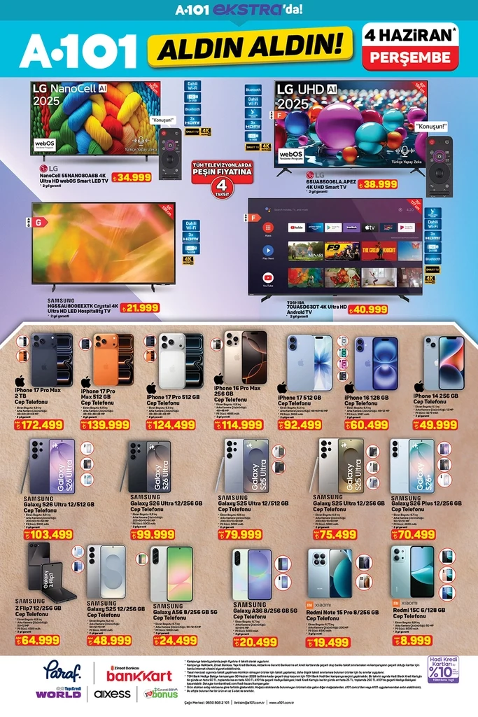 A101 aktüel katalog 4 Haziran