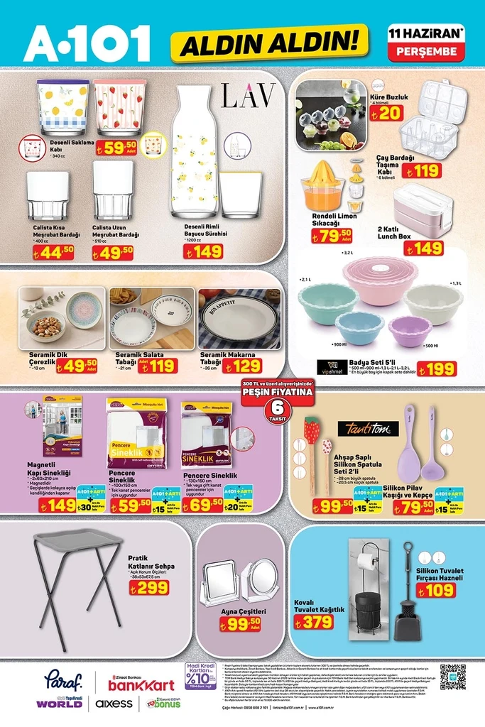 A101 aktüel katalog 6 Haziran