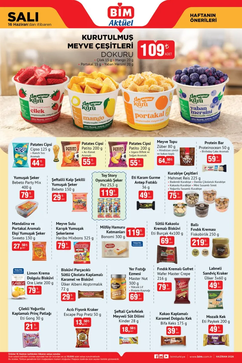 Bim aktüel katalog 16 Haziran