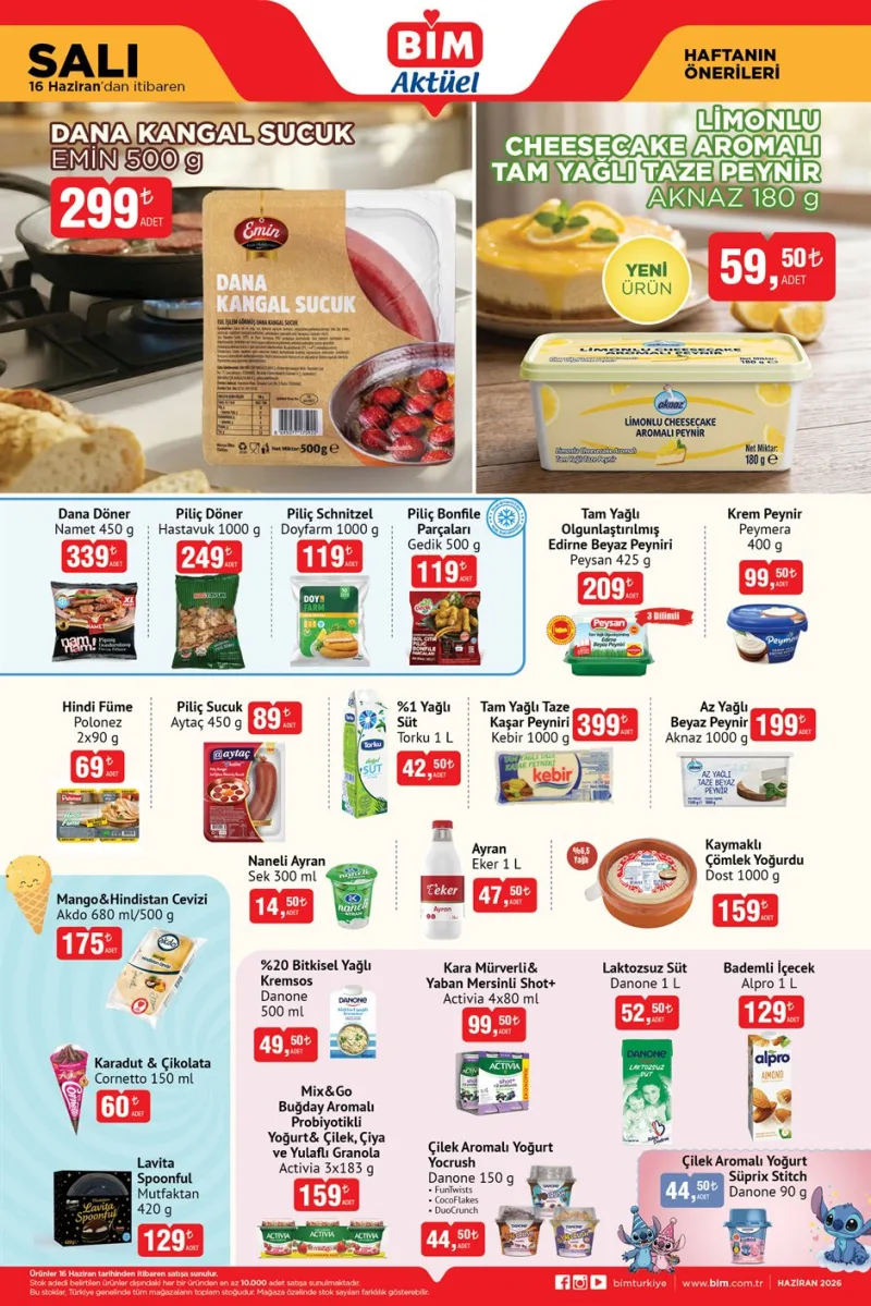 Bim aktüel katalog 16 Haziran