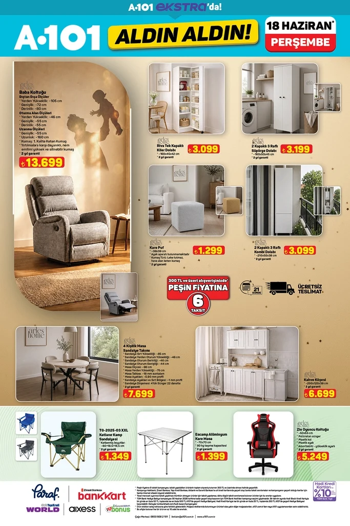 A101 aktüel katalog 18 Haziran