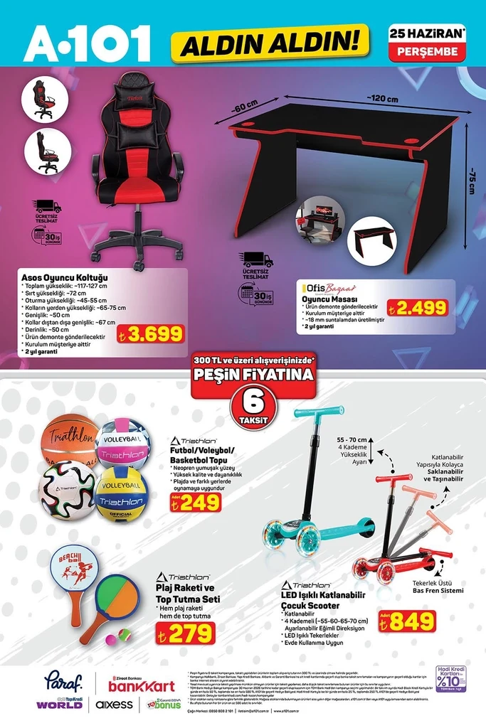 A101 aktüel katalog 25 Haziran