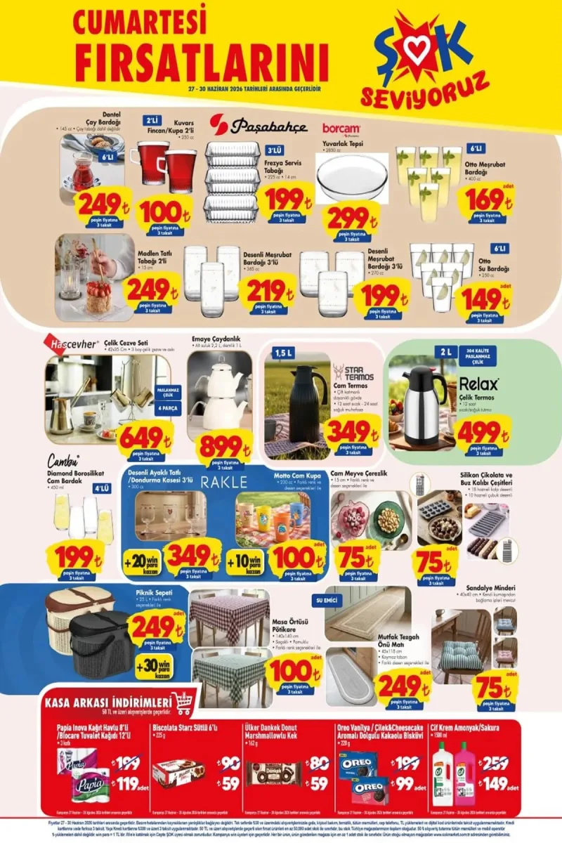 Şok 27 Haziran aktüel katalog fırsatları