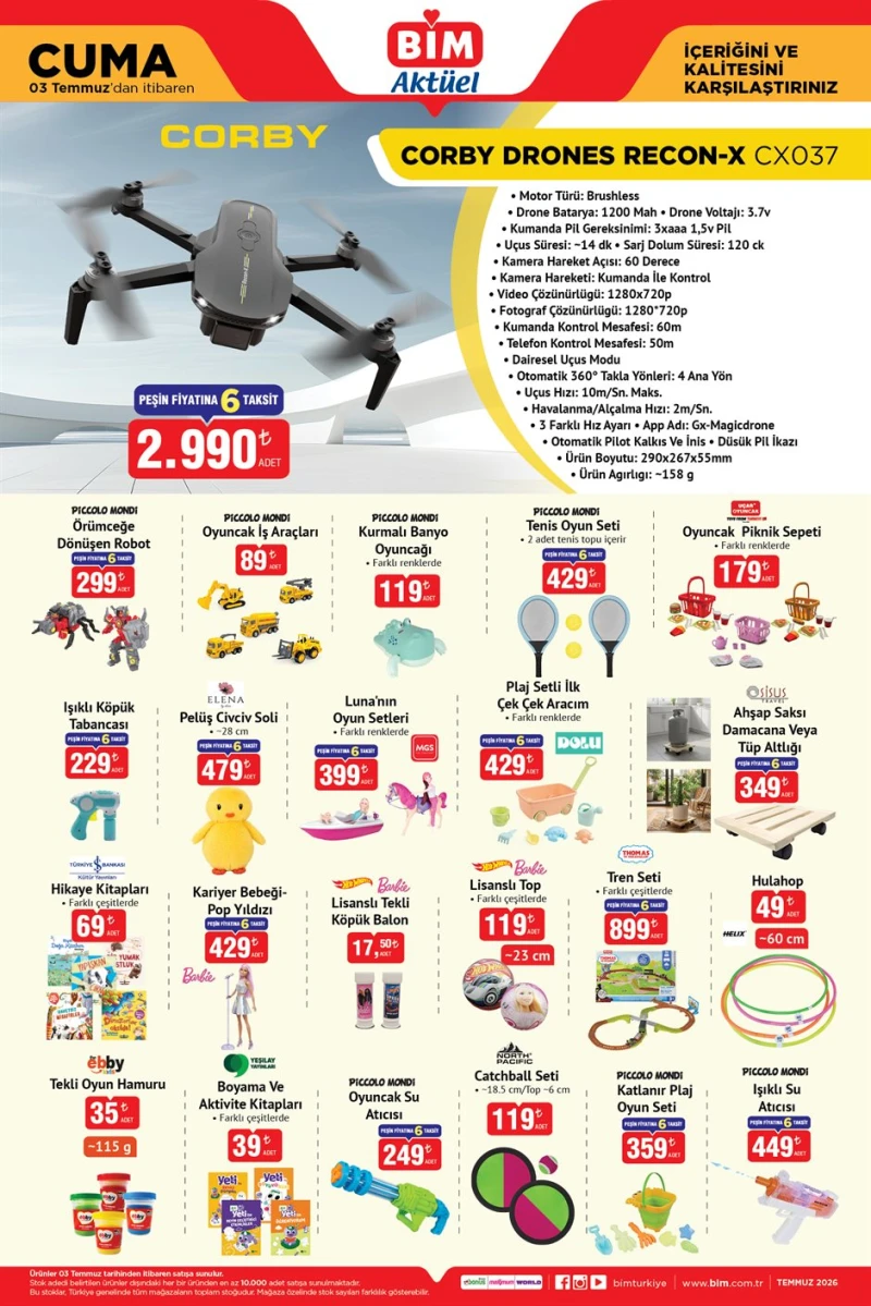 Bim aktüel katalog 3 Temmuz