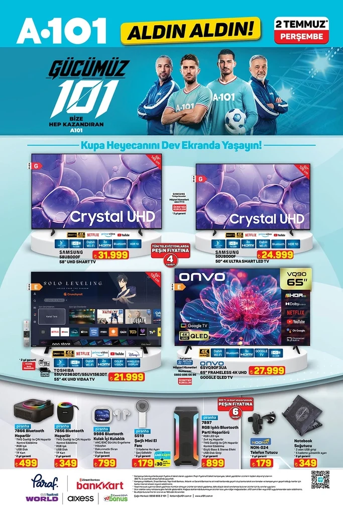 A101 aktüel katalog 2 Temmuz