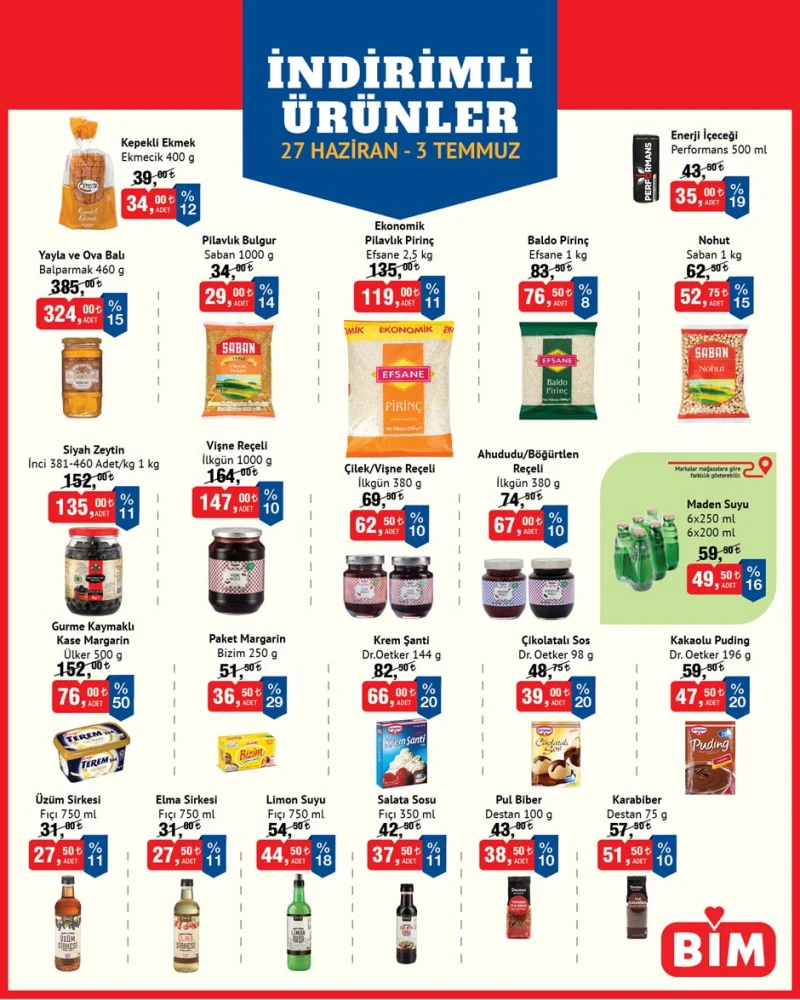 Bim aktüel katalog 27 Haziran-3 Temmuz