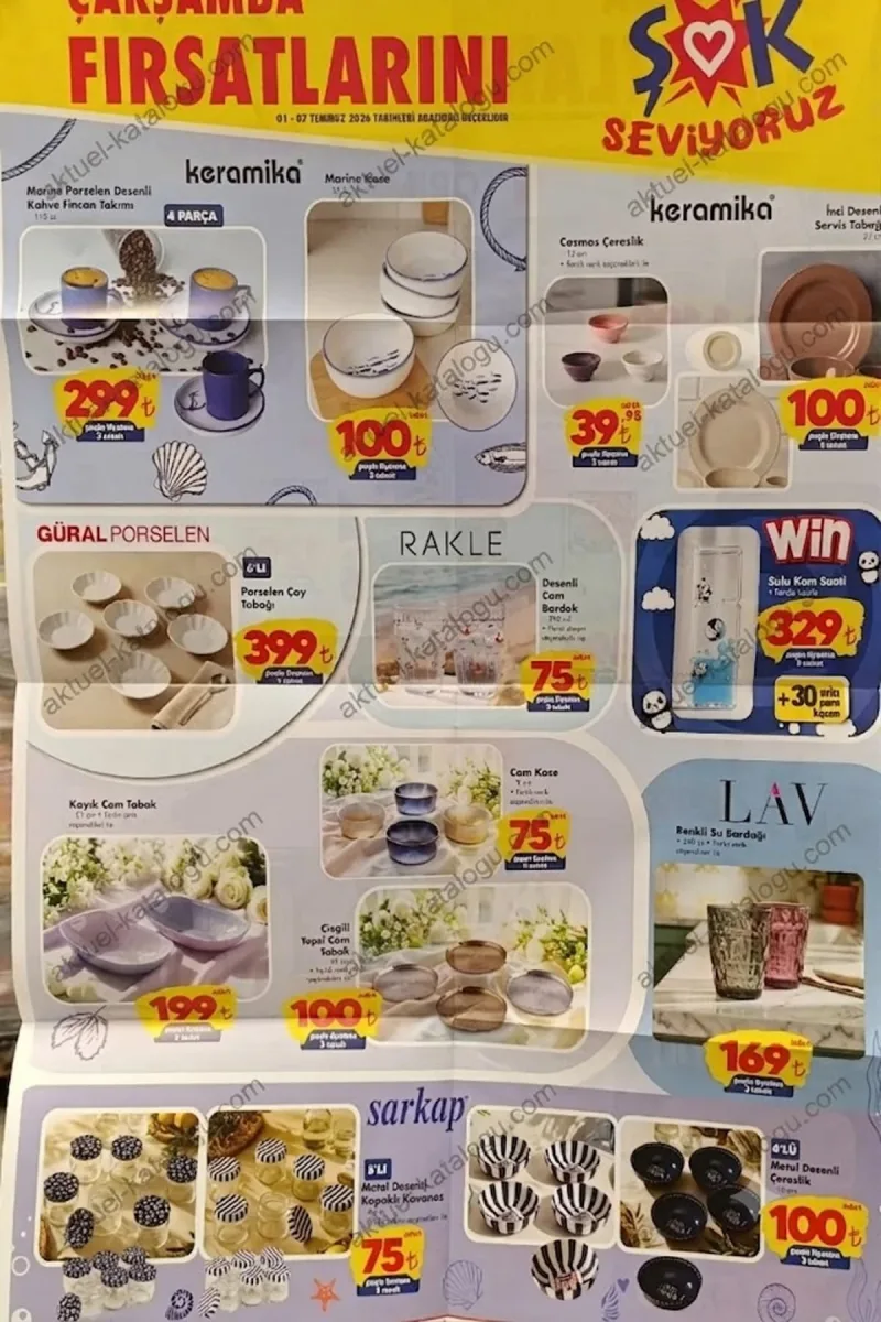 Şok aktüel katalog 1 Temmuz