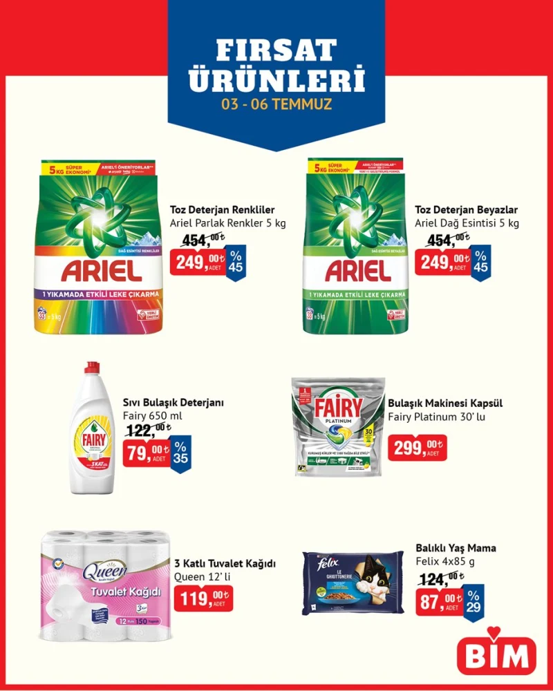 Bim 3 Temmuz aktüel katalog