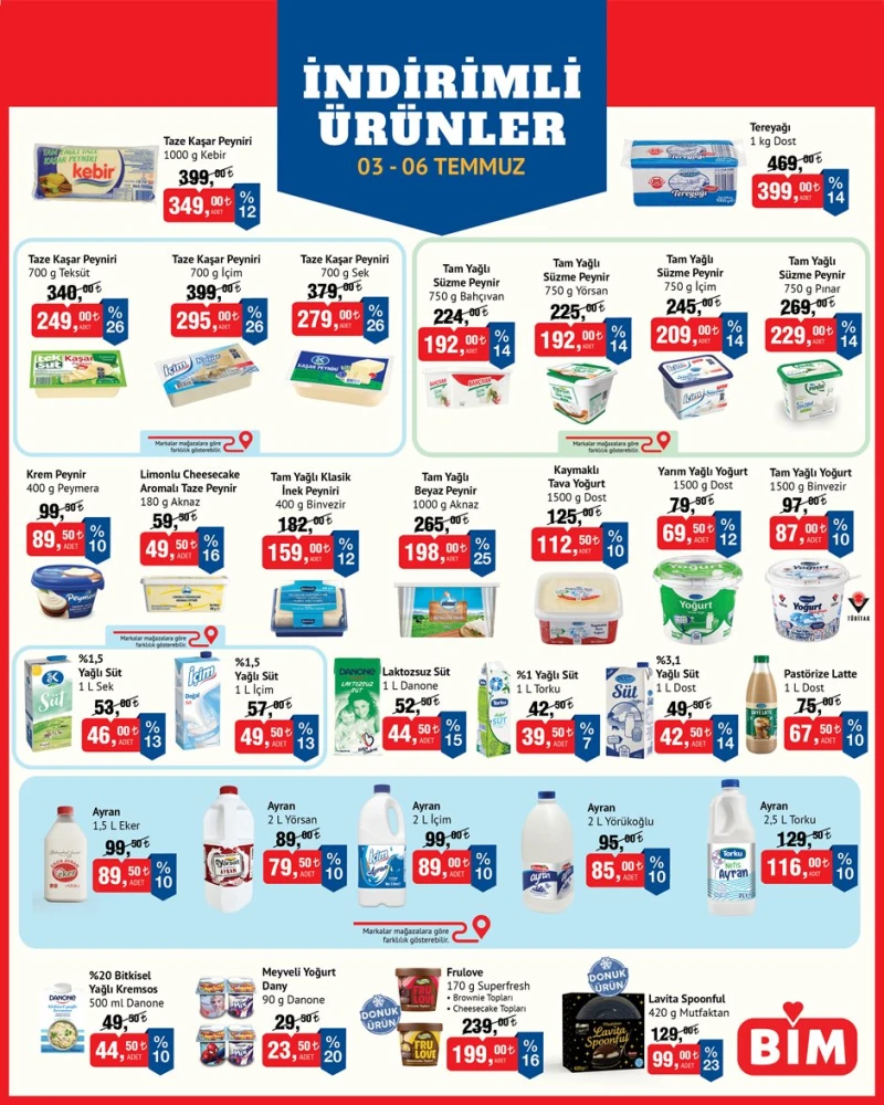 Bim aktüel katalog 3 Temmuz