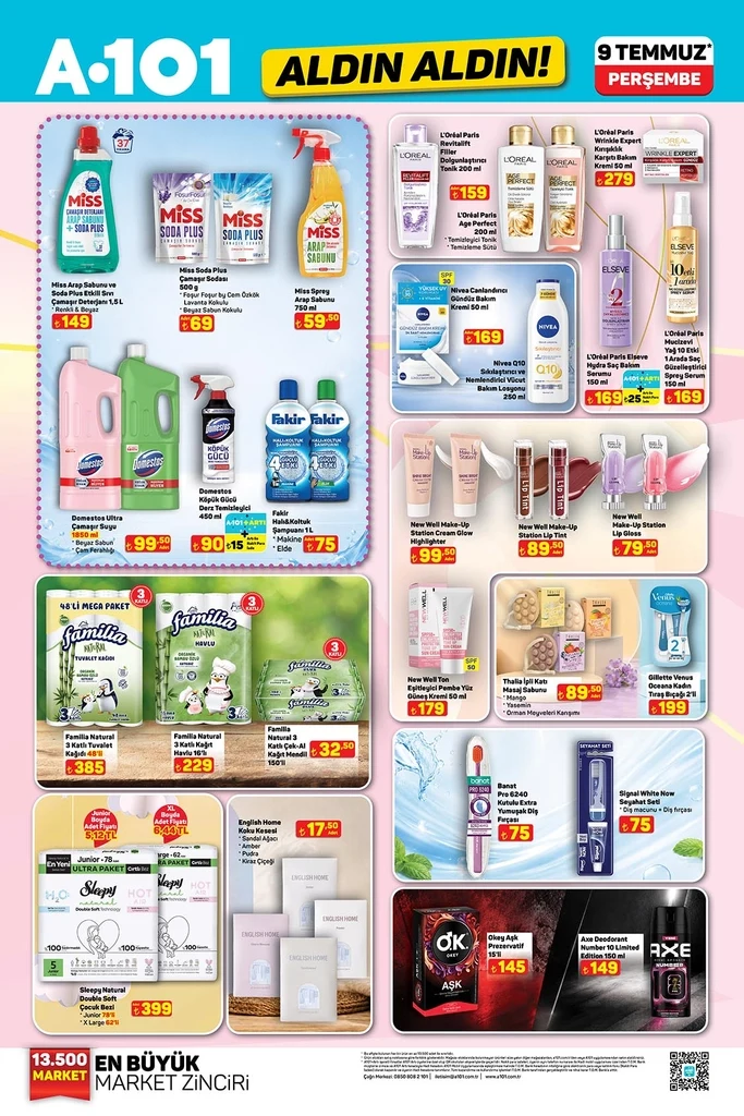 A101 aktüel katalog 9 Temmuz