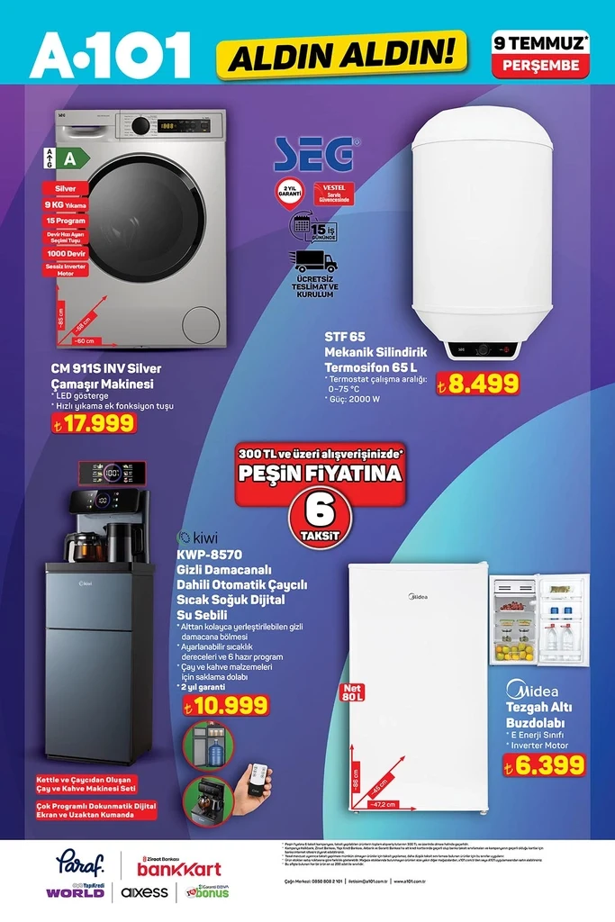 A101 aktüel katalog 8 Temmuz