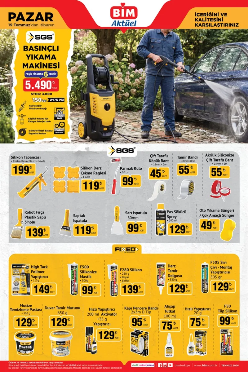 Bim aktüel katalog 19 Temmuz