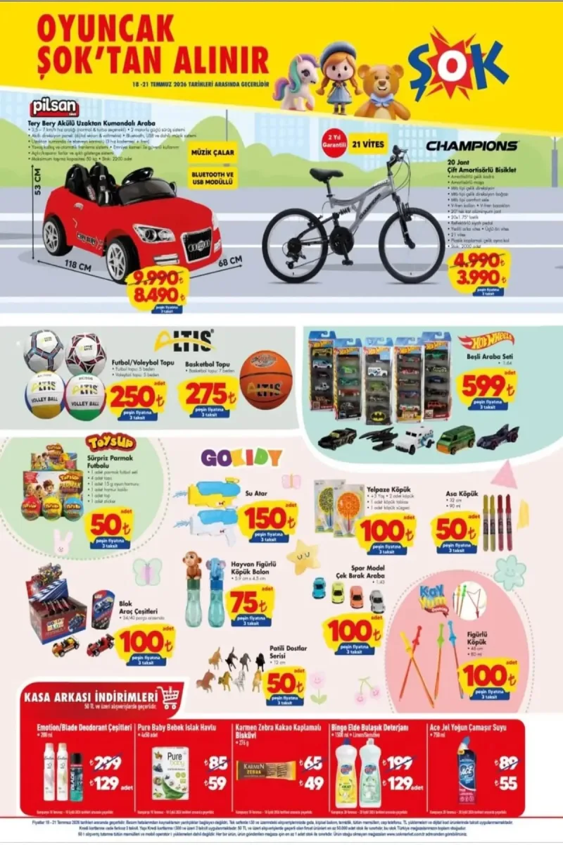 Şok broşür 18 Temmuz aktüel katalog