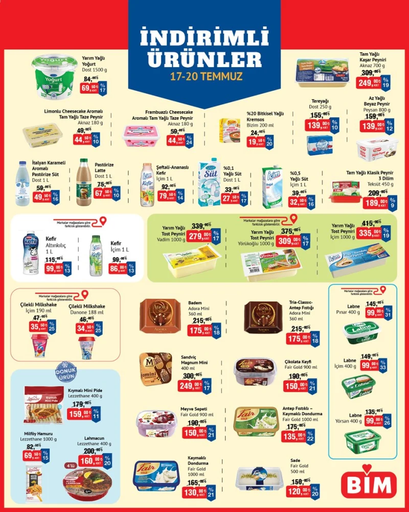 Bim aktüel katalog 17 Temmuz