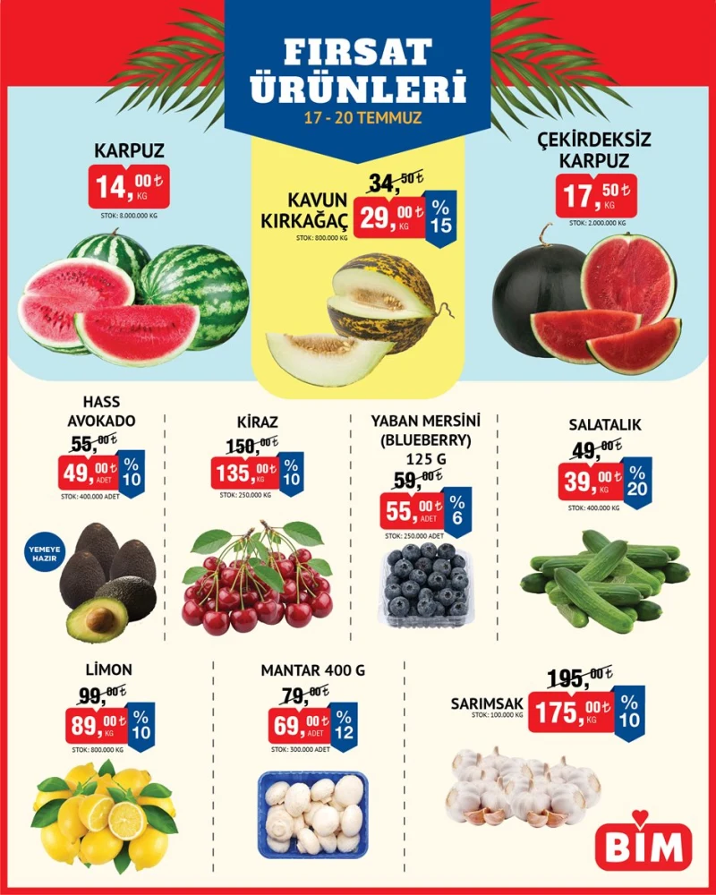 Bim haftanın aktüeli 17 Temmuz aktüel katalog