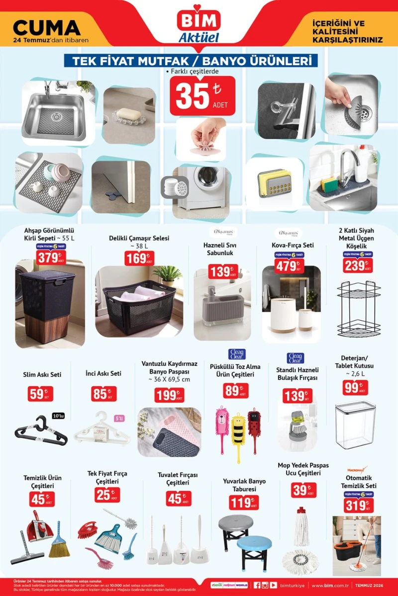 Bim aktüel katalog 24 Temmuz