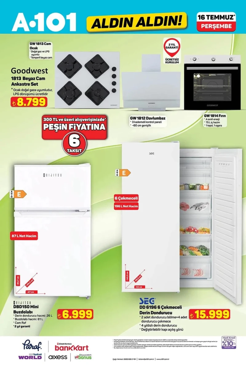 A101 aktüel katalog 16 Temmuz