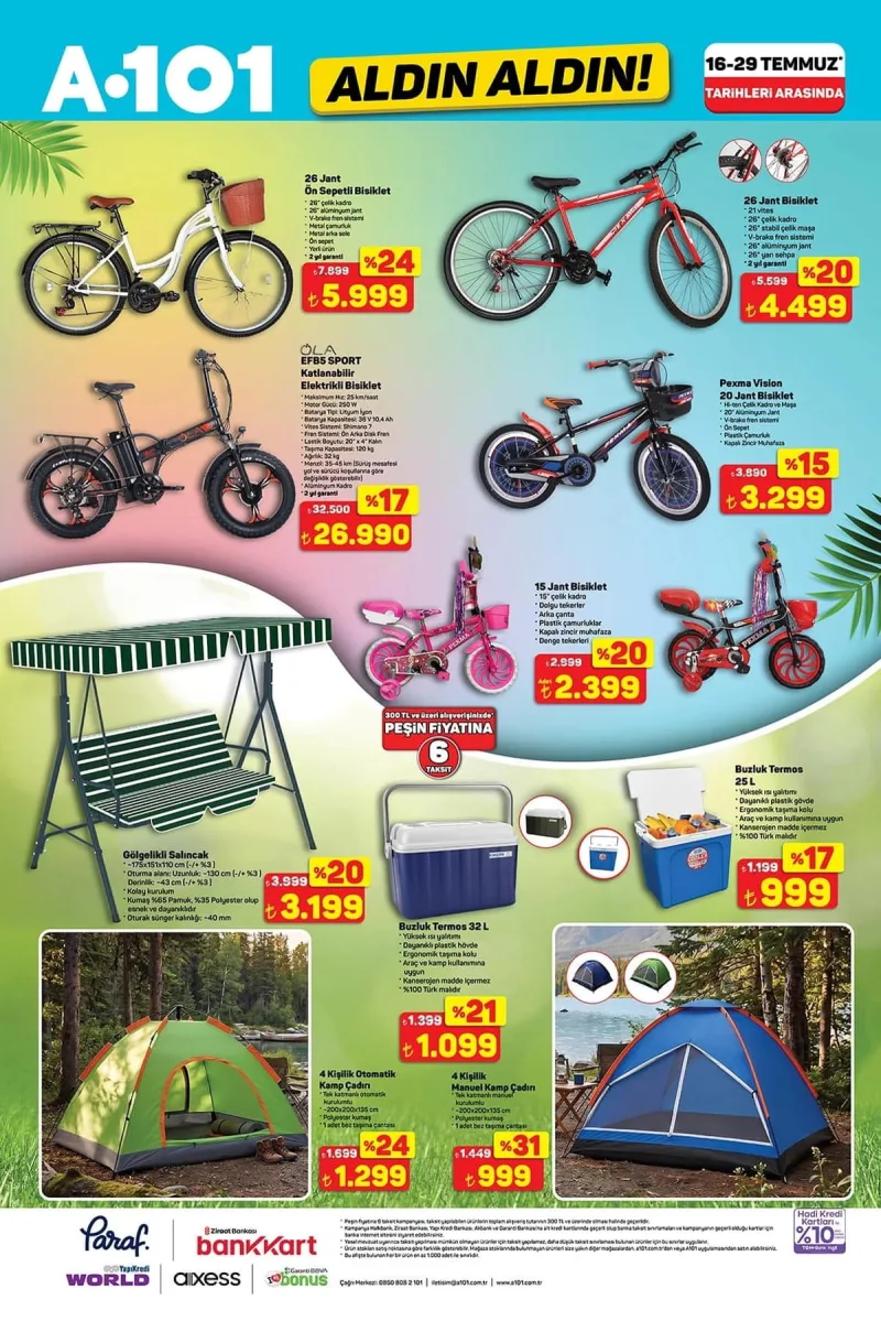 A101 aktüel katalog 16 Temmuz