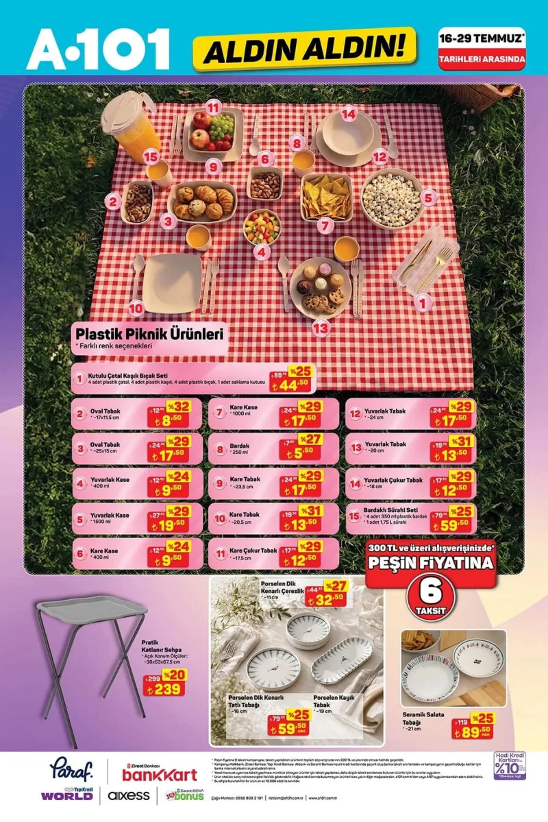 A101 aktüel katalog 16 Temmuz