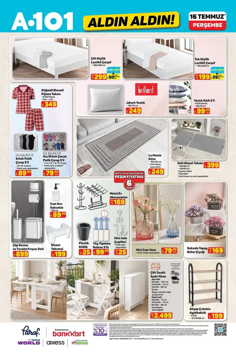 A101 aktüel katalog 16 Temmuz