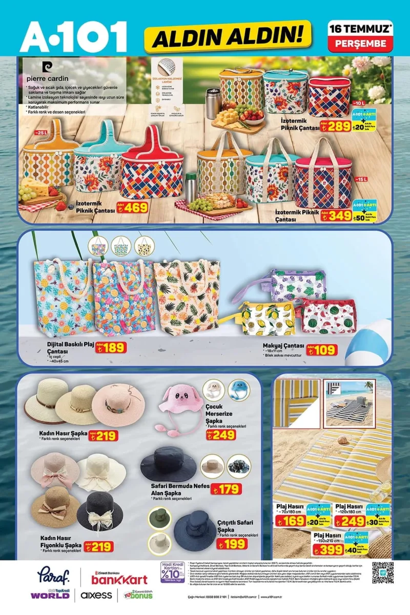 A101 aktüel katalog 16 Temmuz