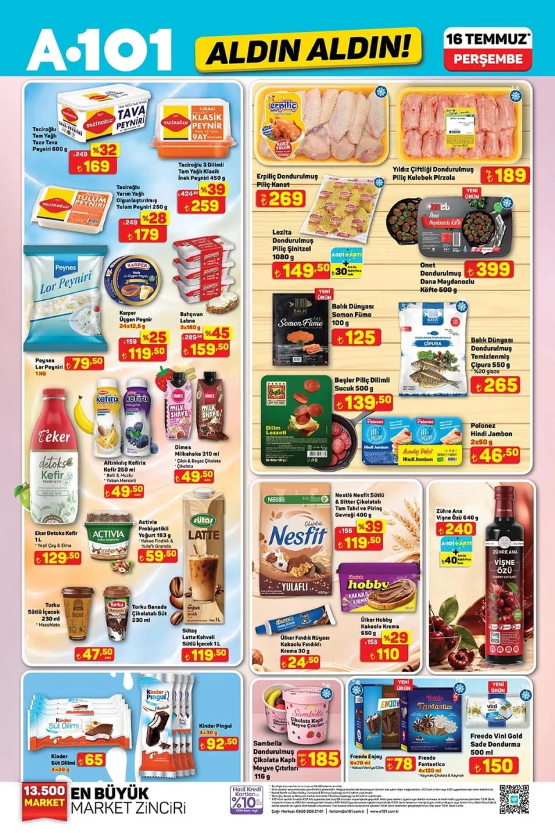 A101 aktüel katalog 16 Temmuz