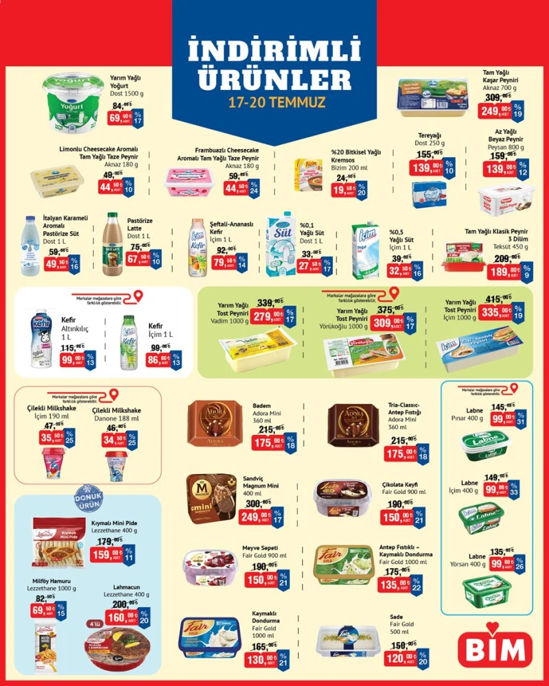 Bim aktüel katalog 17 Temmuz