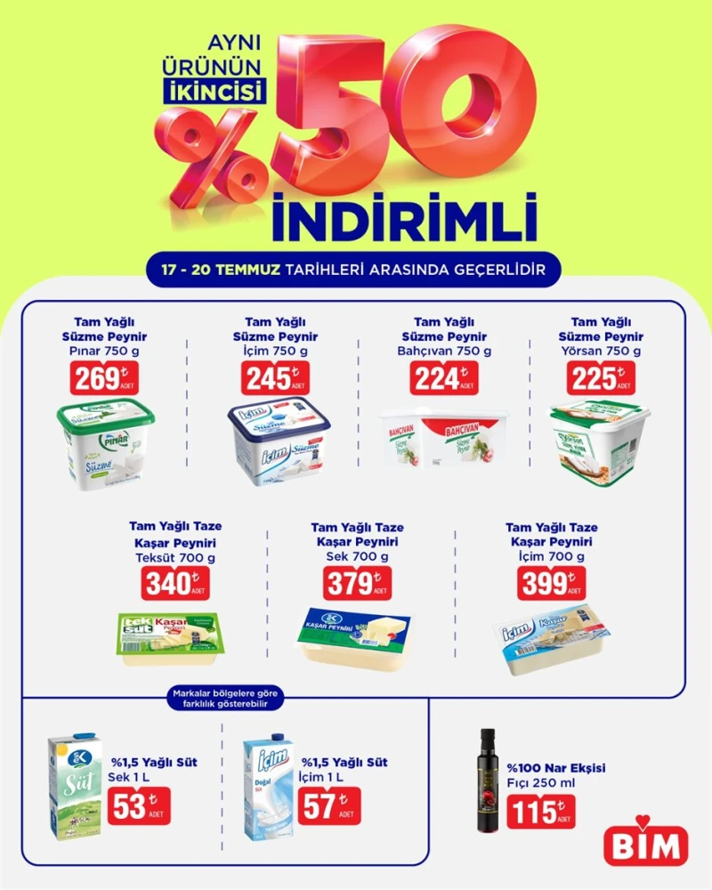 Bim aktüel katalog 17 Temmuz