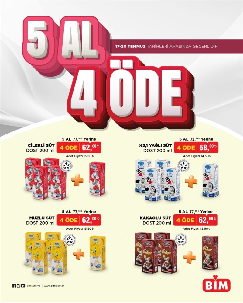 Bim aktüel katalog 17 Temmuz