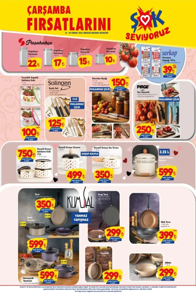 Şok aktüel katalog 22 Temmuz