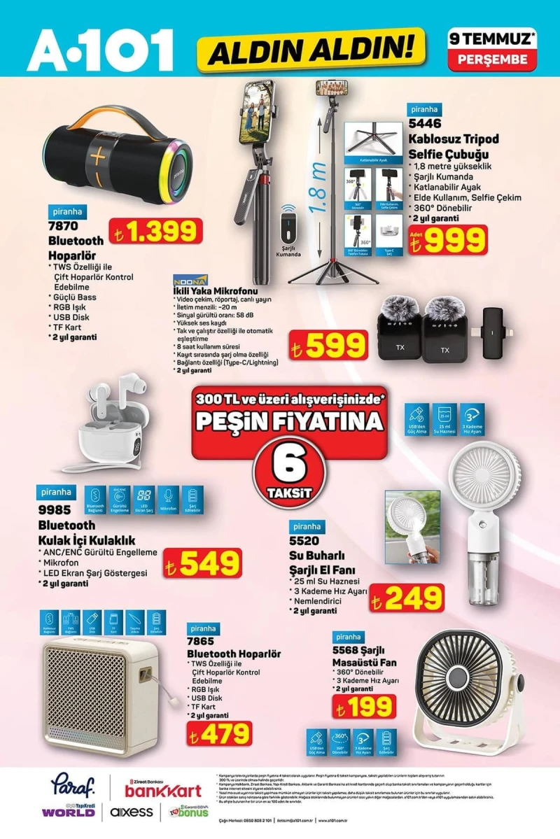 A101 aktüel katalog 9 Temmuz